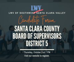 SCC Board of Supervisors 5 Candidate Forum