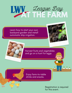 League Day at the Farm flyer