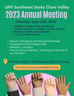 2023 Annual Meeting Flyer