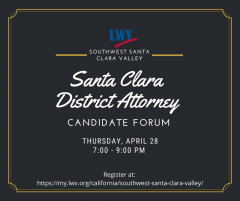 Santa Clara District Attorney Candidate Forum