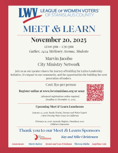 November 20, 2025 Meet & Learn 