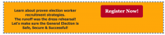 Election Worker Recruitment Webinar