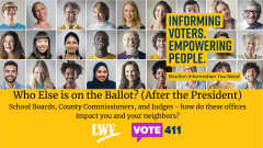 Who else is on the ballot? (After the president)
