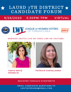 LAUSD District 7 Candidate Forum