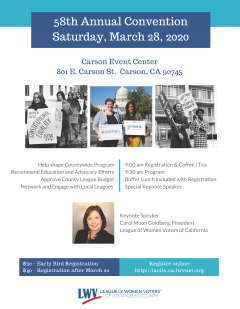 LWV LA County Convention