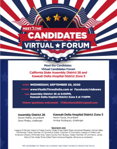 California Assembly 26 Candidate Forum