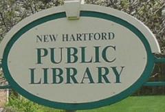 New Hartford Public Library sign