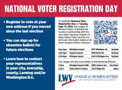 2026 natnl voter registration day graphic