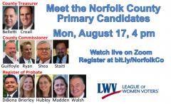Meet the Candidates - Non Sheriff MA Primary Candidates