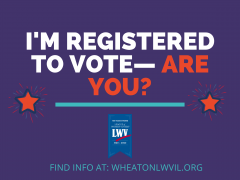 I'm Registered to Vote; Are You?