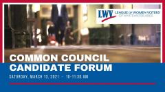 Whitewater Common Council Candidate Forum March 13