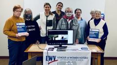 A photo of the LWV-Whitewater Area board taken at the November 2022 meeting. 