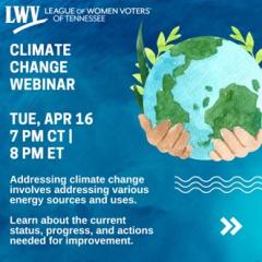 Climate Change Webinar Flyer