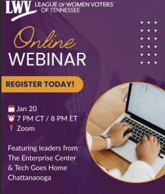 Poster of upcoming Webinar on Digital Equity