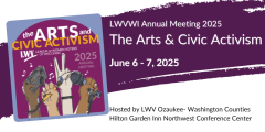 Annual Meeting Logo: The Arts & Civic Activism