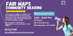 RHINELANDER fair maps community hearing