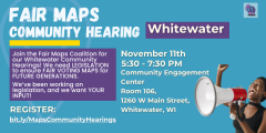 Whitewater fair maps community hearing