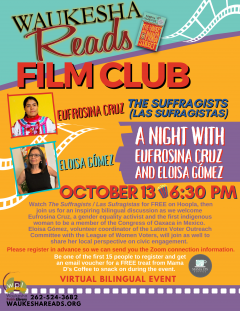 Waukesha Library Film Club: A Night with Eufrosina Cruz and Eloisa Gomez
