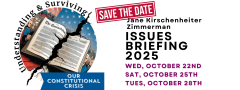 LWVWI Issues Briefing Logo and Save the Date Advertisement