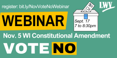 Nov. 5 WI Constitutional Amendment Webinar