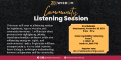 WISDOM community listening session