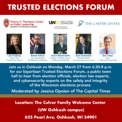 Trusted Elections Forum Oshkosh