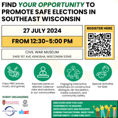 Find Your Opportunity to Promote Safe Elections in Southeast Wisconsin