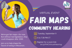 WI Fair Maps Virtual Community Hearing