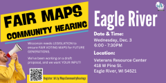 Fair maps community hearings - Eagle River