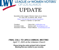 LWV LA April 2025 Update