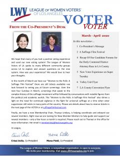 VOTER MARCH 2020