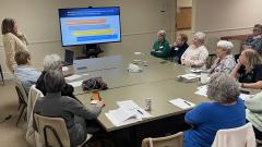 Members at Webster-Kirkwood Unit Meeting