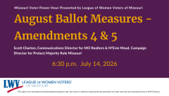 August Ballot Measures - Amendments 4 and 5 title slide