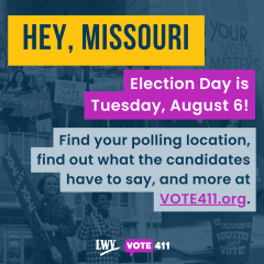 Election Day is Aug. 6 - VOTE411