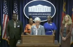 LWVNC President Jennifer Rubin speaks out against HB 958 provisions