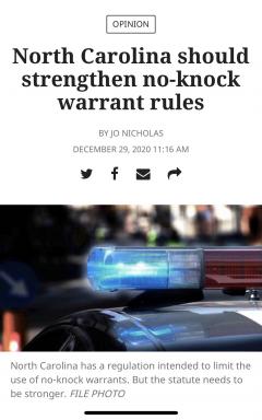 no knock warrant header
