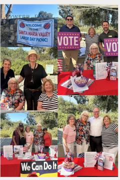 Labor day Picnic tabling collage 2025