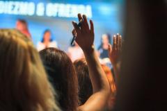 Women raising hands