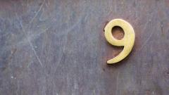 Photo by HENCE THE BOOM on Unsplash Brass number nine on slate background