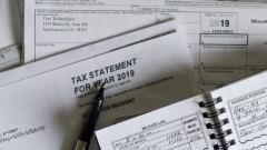 Photo of Federal Income Tax Forms