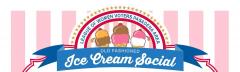 LWV Pasadena Area - Ice Cream Social Logo