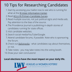 10 tips to research candidates