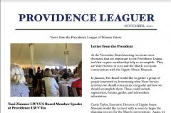 Providence Newsletter