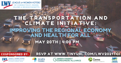 The Transportation and Climate Initiative flyer