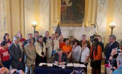 Signing Gun Safety bills 2021