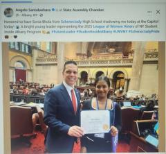 students inside albany