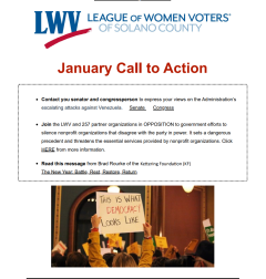 Call to Action January 2026