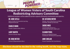 LWVSC Redistricting Advisory Committee