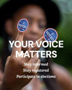 Your voice matters 