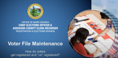 Voter File Maintenance Video